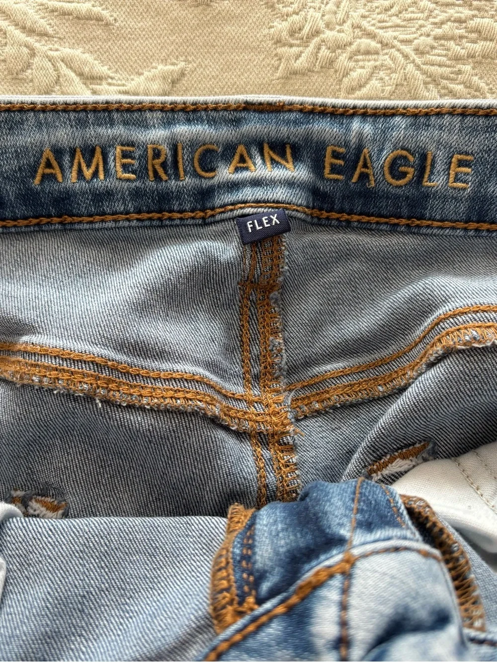 American Eagle Outfitters Jeans Light Wash Slim Straight Jeans Men’s 34x30 EXC